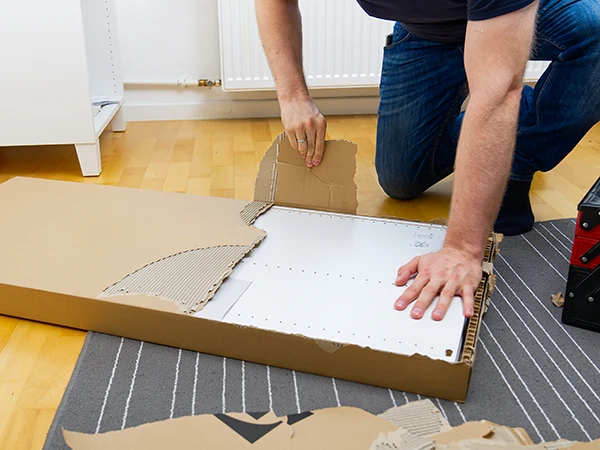 Cordless drill used for furniture and flat-pack assembly